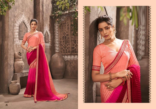 Designer Plated Saree